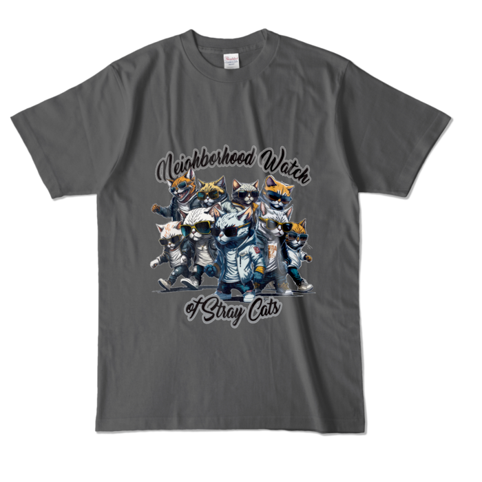 カラーTシャツ - L - チャコール (濃色)