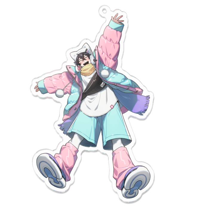 アクリルキーホルダー - 100 x 100 (mm)