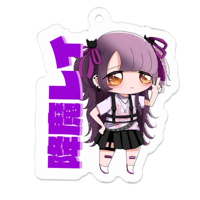 アクリルキーホルダー - 50 x 50 (mm)
