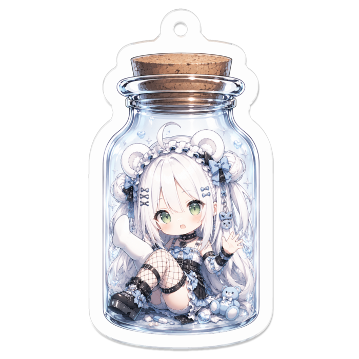 白くまくぅ - サイズ 50 x 50 (mm)