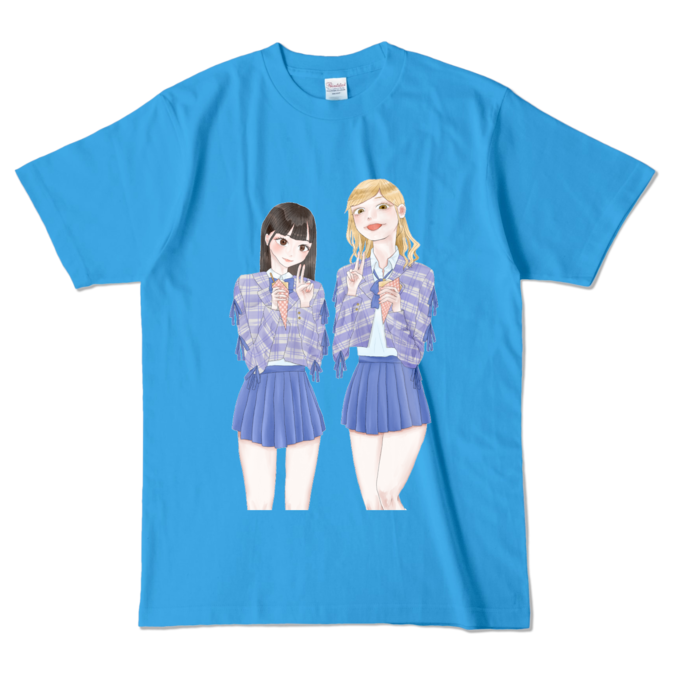 カラーTシャツ - L - ターコイズ (濃色)