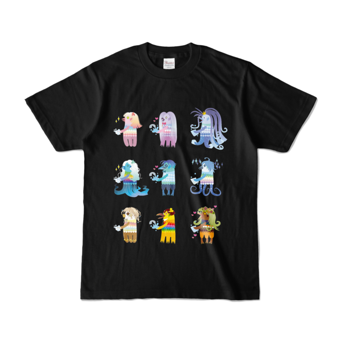 カラーTシャツ - S - ブラック (濃色)