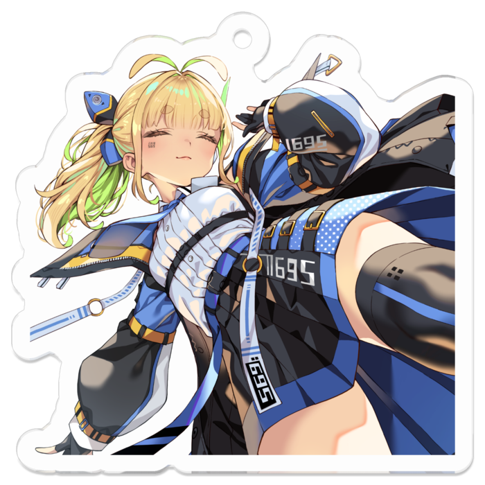 w口かわいい！目閉じver