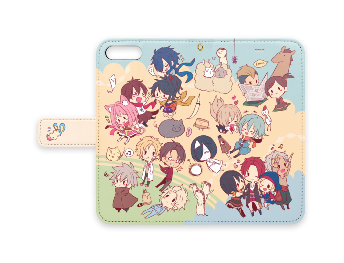 手帳型iPhoneケース - iPhone 8 Plus / 7 Plus - ストラップ穴 あり