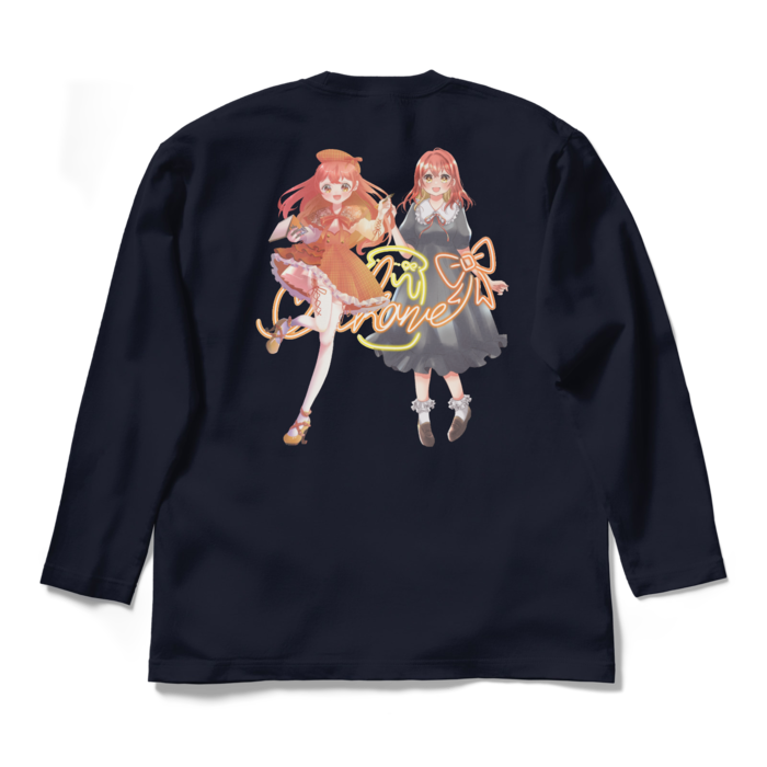 ロングスリーブTシャツ - L - ネイビー