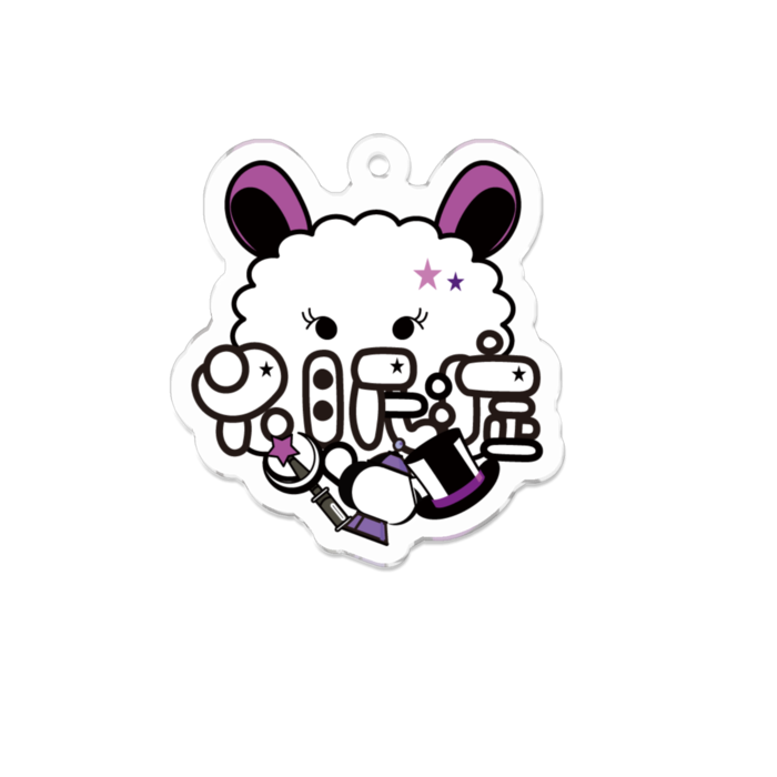 アクリルキーホルダー - 70 x 70 (mm)