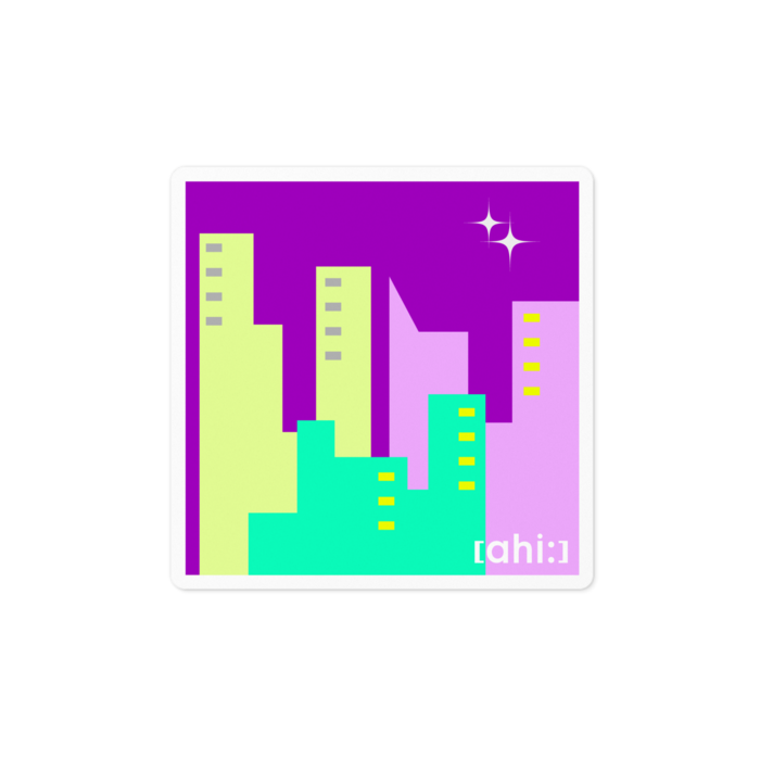 ステッカー - 100 x 100 (mm)