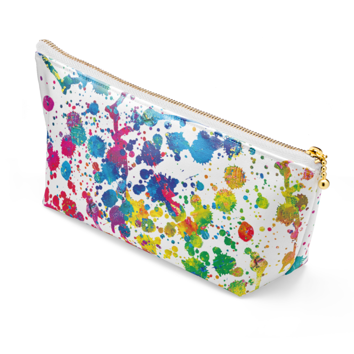 ポーチ - 長さ21.5cm / 高さ10cm - ホワイト