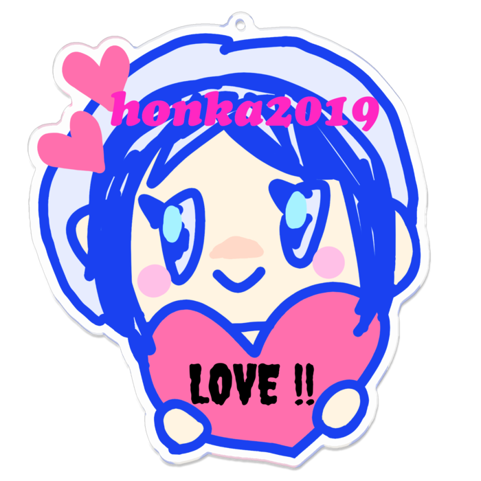 アクリルキーホルダー - 100 x 100 (mm)