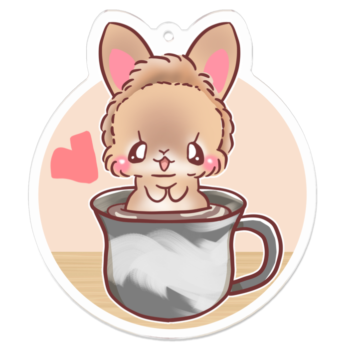 アクリルキーホルダー - 70 x 70 (mm)