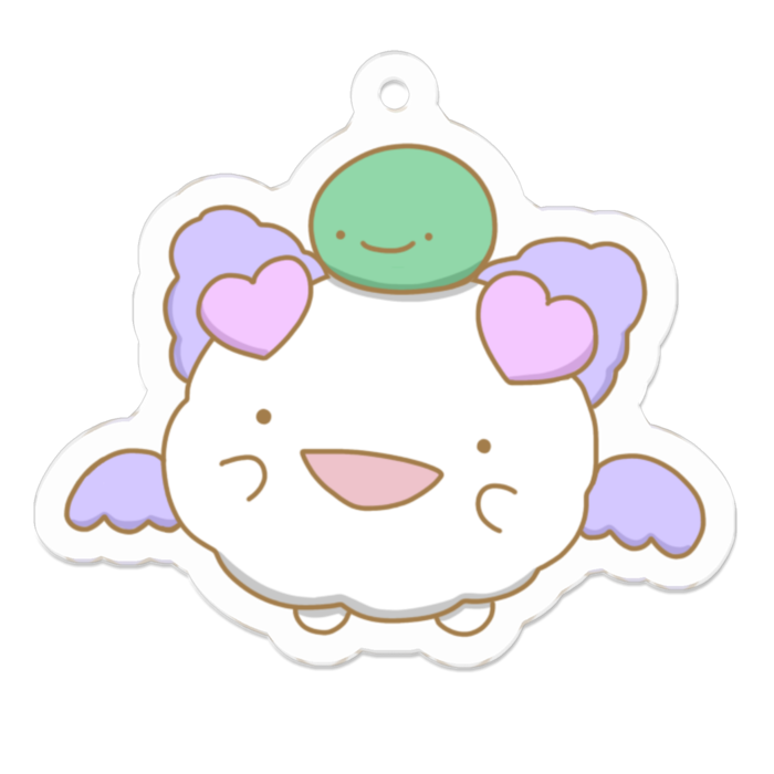 アクリルキーホルダー - 50 x 50 (mm)
