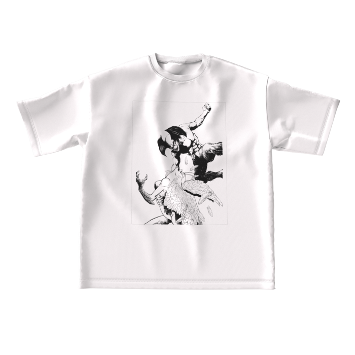 ビッグシルエットTシャツ - L - 正面