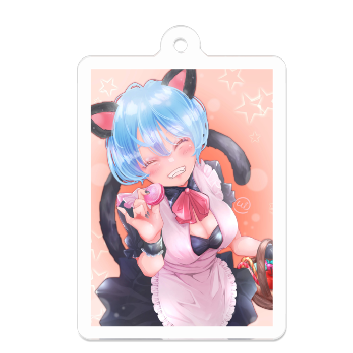 アクリルキーホルダー - 50 x 50 (mm)