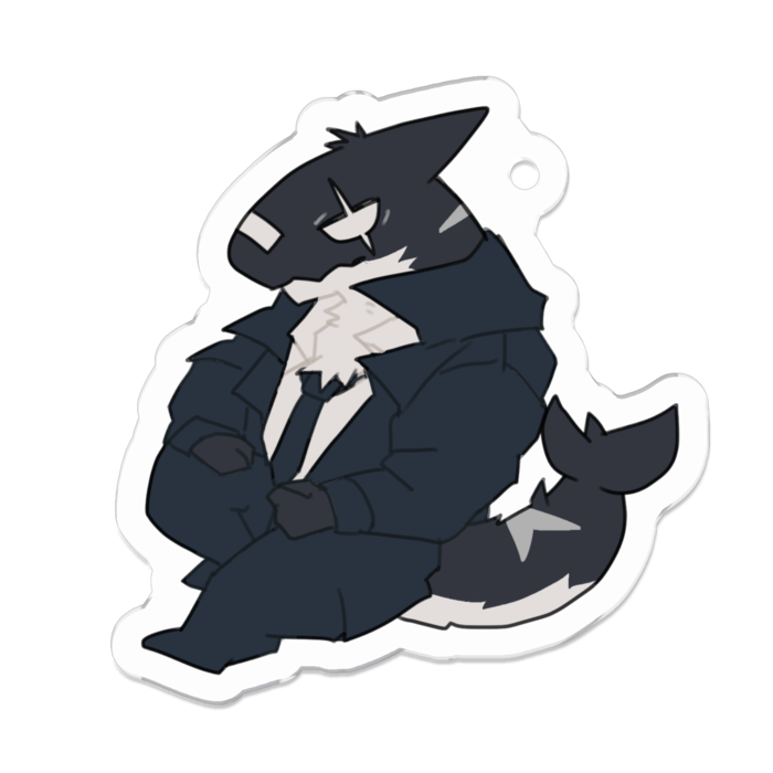 アクリルキーホルダー - 50 x 50 (mm)