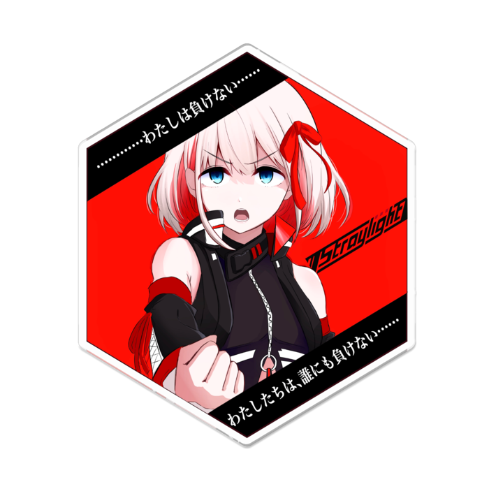 アクリルバッジ - 100 x 100 (mm)