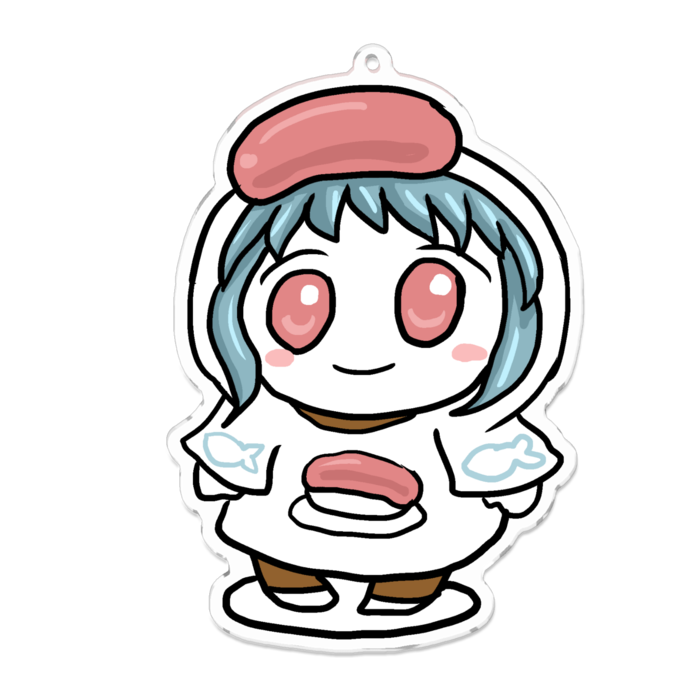 アクリルキーホルダー - 100 x 100 (mm)