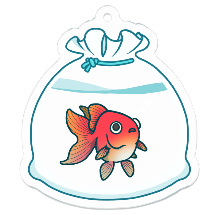 アクリルキーホルダー - 50 x 50 (mm)