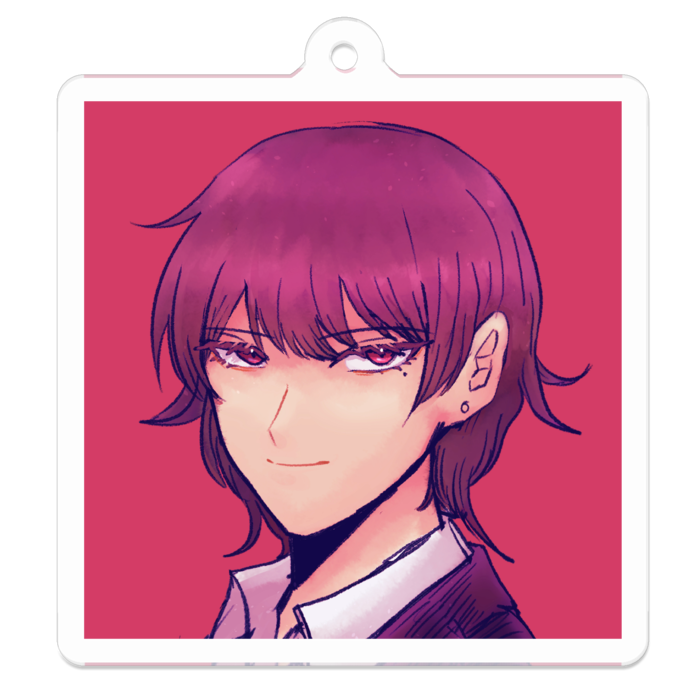 アクリルキーホルダー - 50 x 50 (mm)