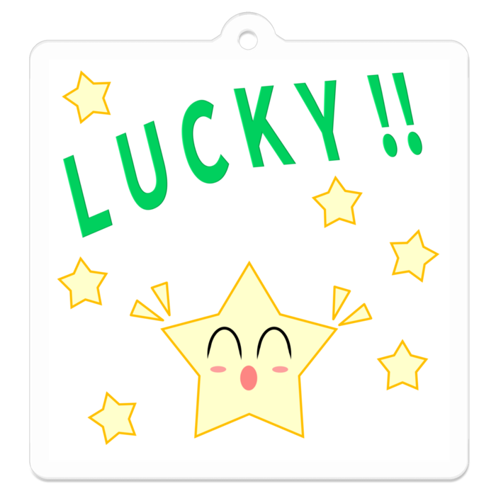 アクリルキーホルダー（コーティング） - 50 x 50 (mm)