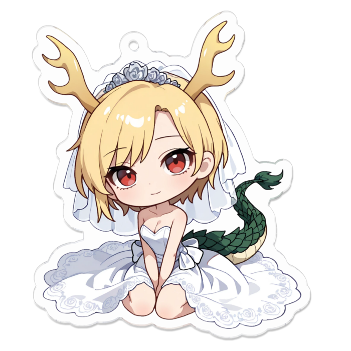 アクリルキーホルダー - 70 x 70 (mm)(キャラのみ)