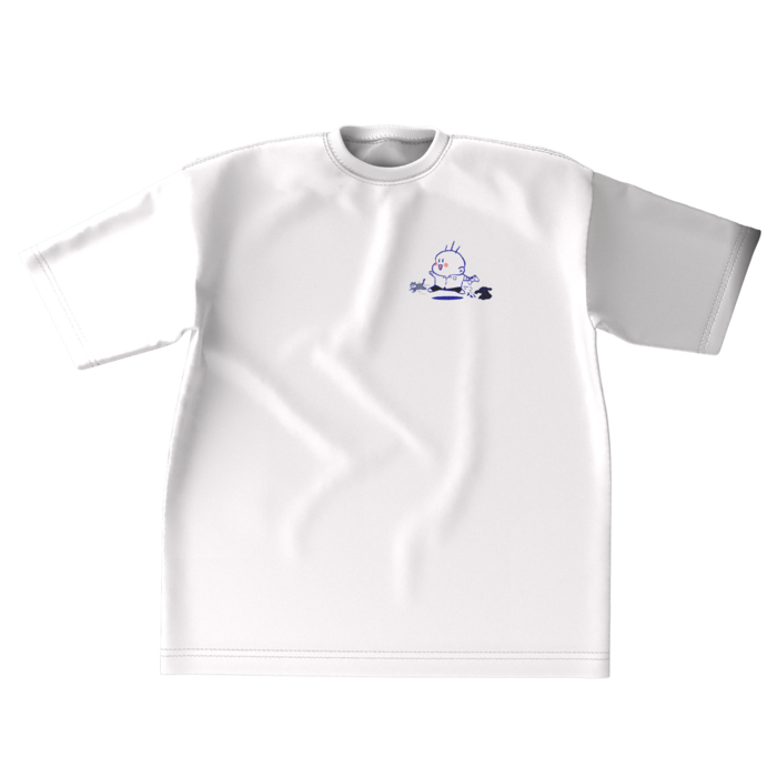 ビッグシルエットTシャツ - XL - 両面白