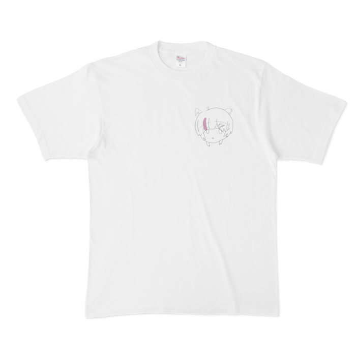 Tシャツ - XL - 白(1) 胸ワンポイント