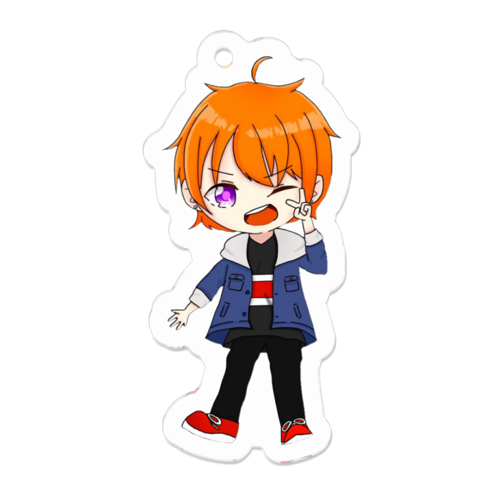 アクリルキーホルダー - 50 x 50 (mm)