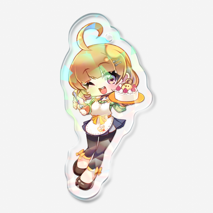 ホログラムアクリルキーホルダー - 50 × 50mm