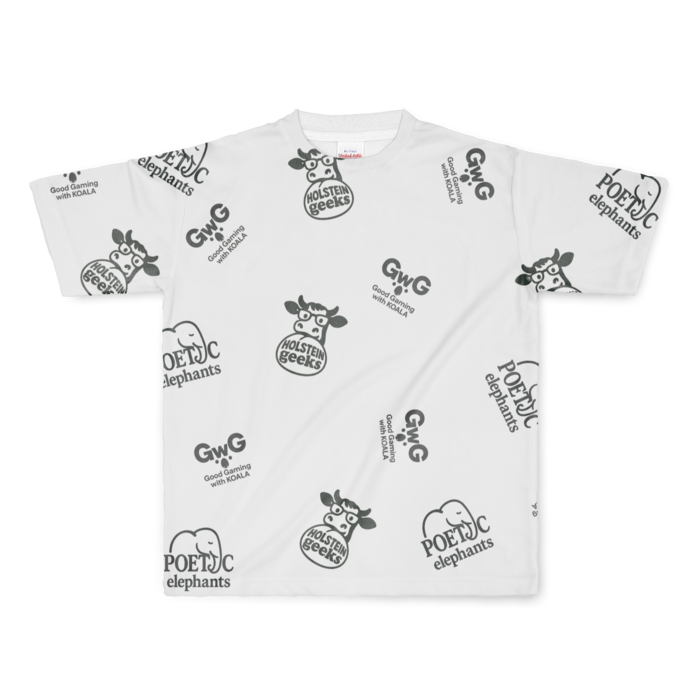 フルグラフィックTシャツ - L - 両面印刷