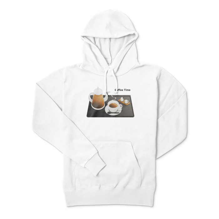 プルパーカー　白色　M