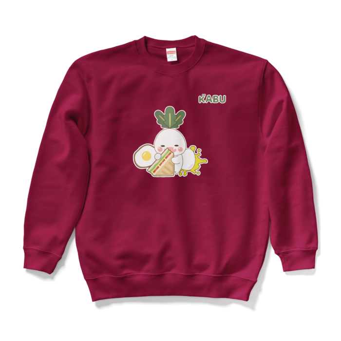 スウェット - L - バーガンディ