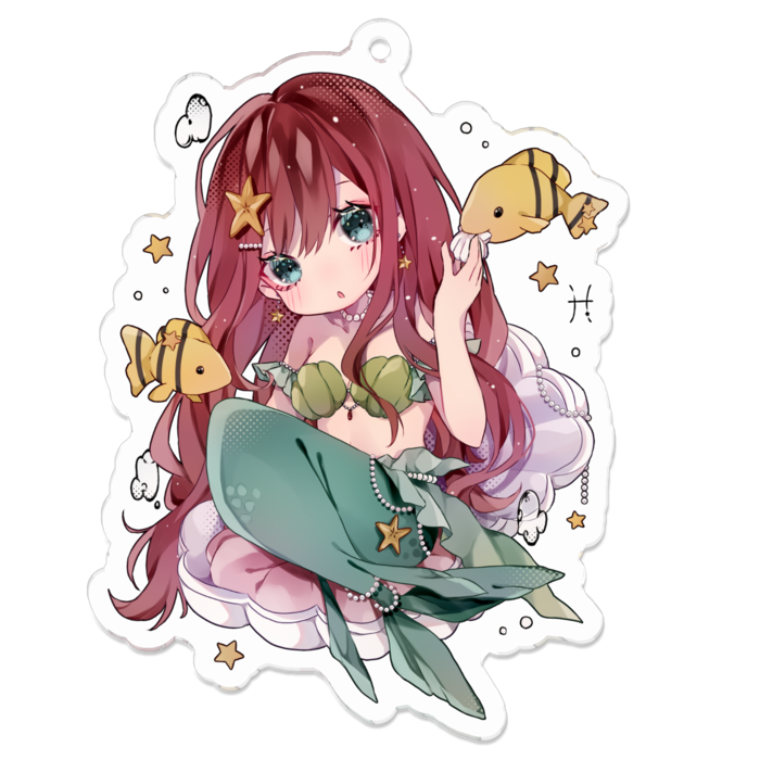 アクリルキーホルダー - 70 x 70 (mm)