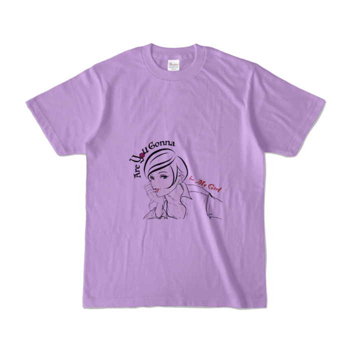 カラーTシャツ - S - ライトパープル (淡色)