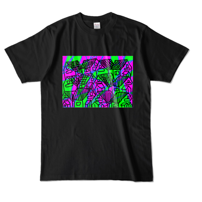カラーTシャツ - L - ブラック (濃色)