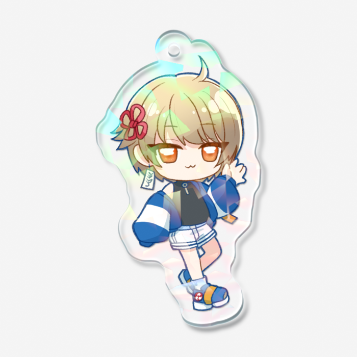 ホログラムアクリルキーホルダー - 50 × 50mm