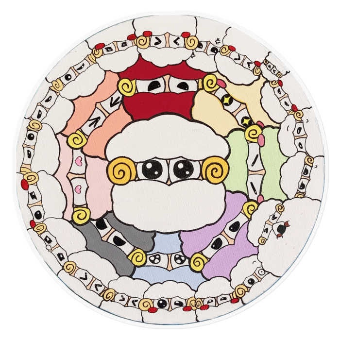 ステッカー - 160 x 160 (mm)(1)