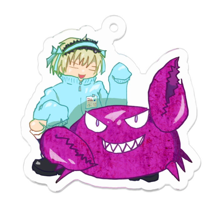 アクリルキーホルダー - 50 x 50 (mm)