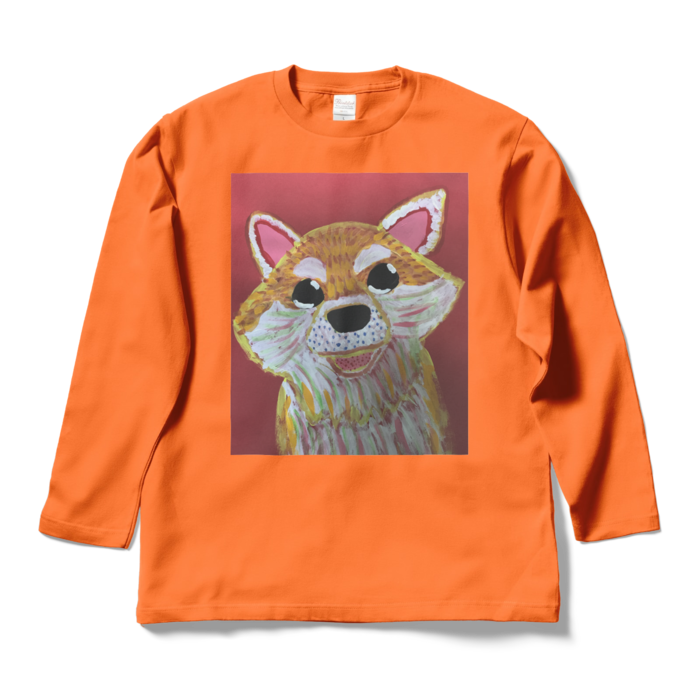 ロングスリーブTシャツ - L - オレンジ