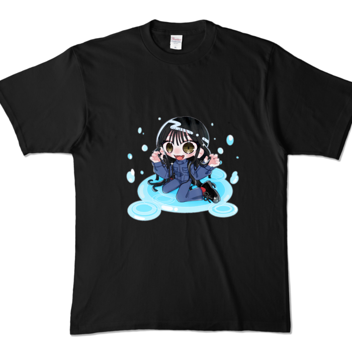 カラーTシャツ - XL - ブラック (濃色)