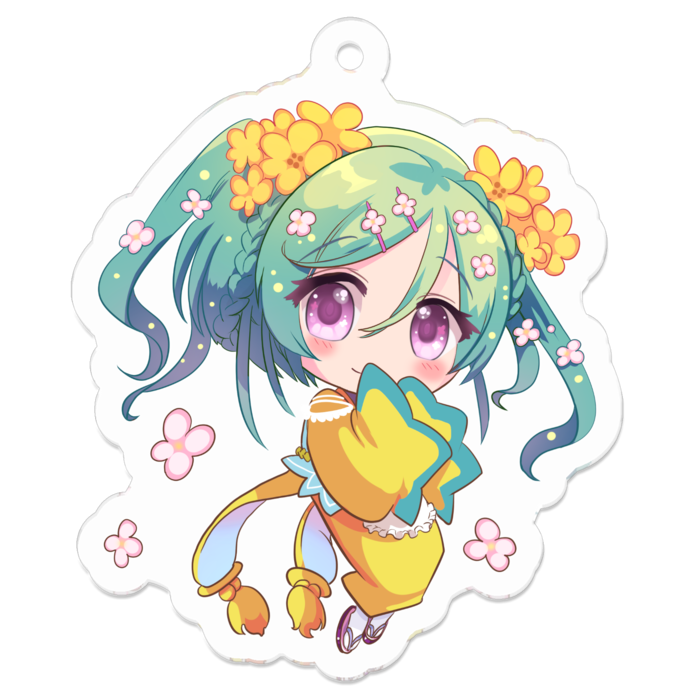アクリルキーホルダー - 50 x 50 (mm)