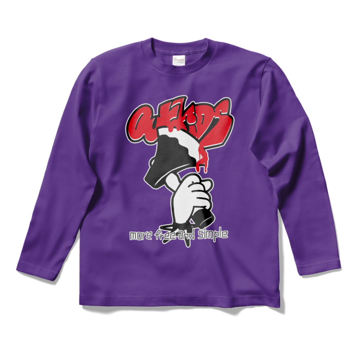 ロングスリーブTシャツ - S - パープル