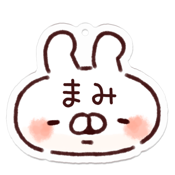 アクリルキーホルダー - 50 x 50 (mm)