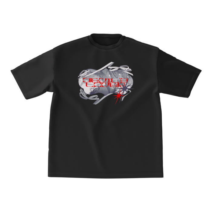 OL×悪魔Tシャツ−黒M