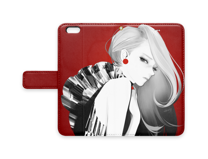 手帳型iPhoneケース - iPhone 6 Plus / 6s Plus - ストラップ穴 あり