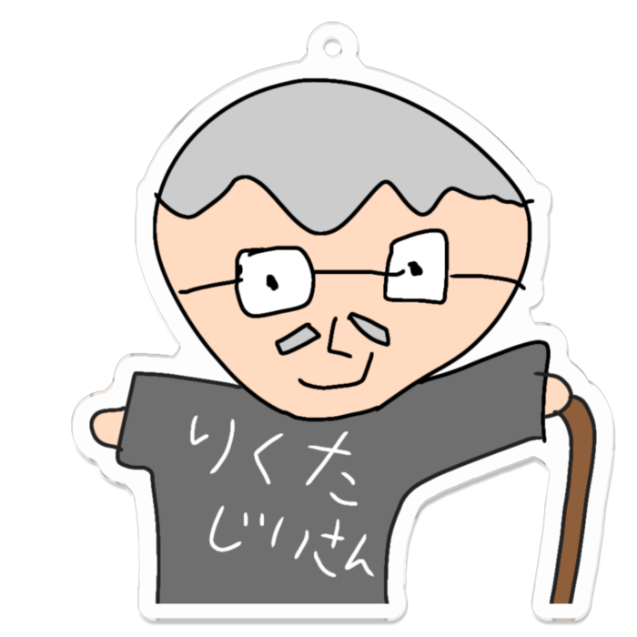 アクリルキーホルダー - 70 x 70 (mm)