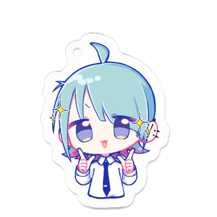アクリルキーホルダー - 50 x 50 (mm)