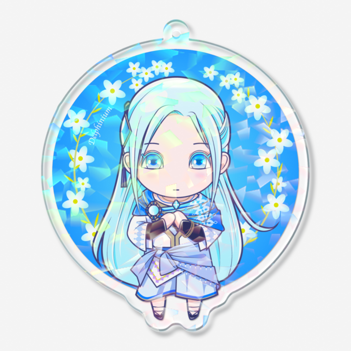 ホログラムアクリルキーホルダー - 70 × 70mm
