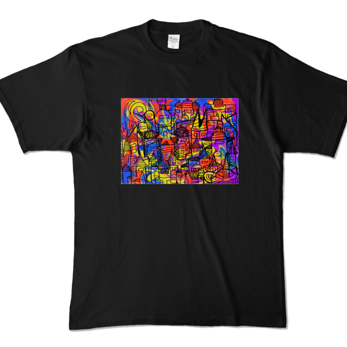 カラーTシャツ - XL - ブラック (濃色)