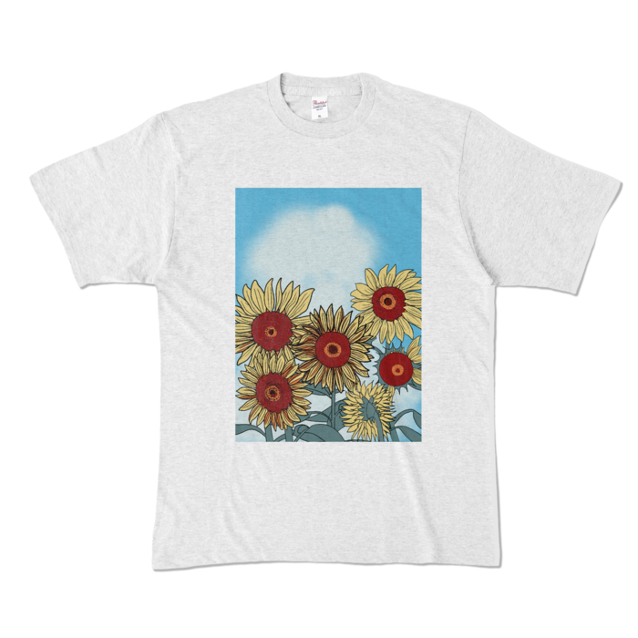 カラーTシャツ - XL - アッシュ （淡色）