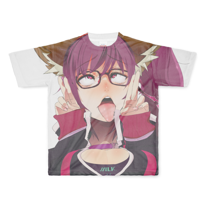 Kawaii!彩子Tシャツ - L - 両面印刷